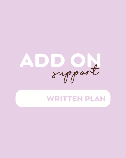 Written Plan Add On